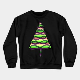 Funky Christmas Tree Crewneck Sweatshirt